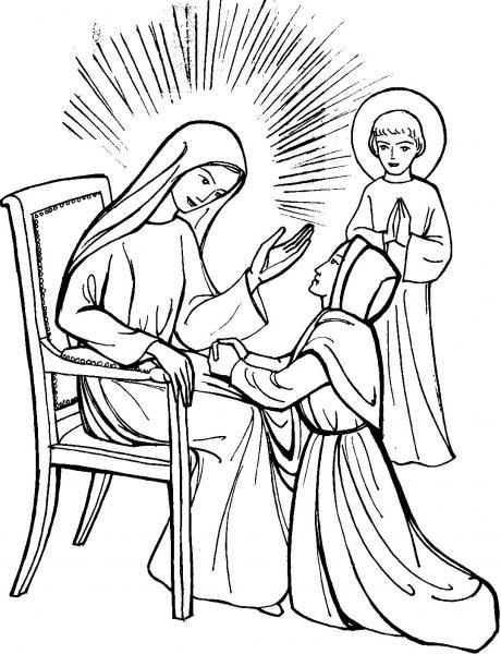 Neuvaine avec Sainte Catherine Labouré (Médaille Miraculeuse Dessin10
