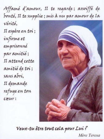 Michel blogue les 450 citations/Bienheureuse Mère Teresa de  Calcutta/Navigation Libre/