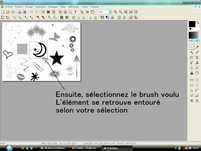 Tutorial ::: Apprendre à faire un brush [Photofiltre] Tuto210