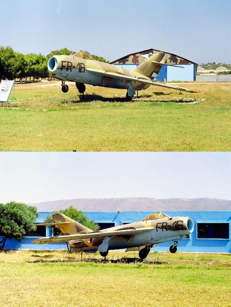 الطائرات القديمة التي كانت في القوات الجوية الجزائرية Mig17r10