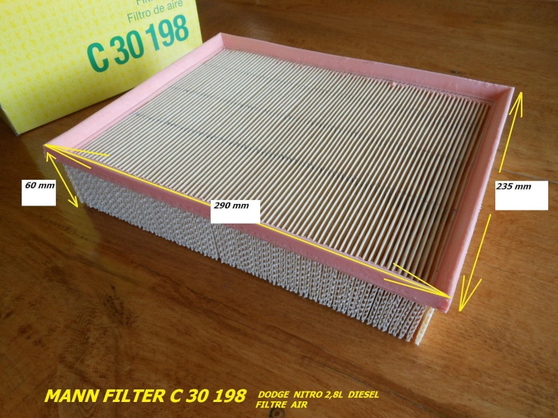 filtre a air MANN FILTER Dscn0711