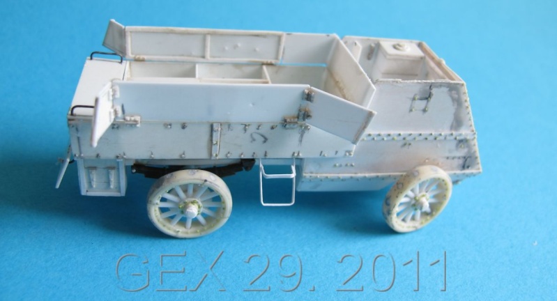 ARMORED  AUTOCAR Canadian mg carrier WWI ( scratch ) 1/72° Terminé Acc01110