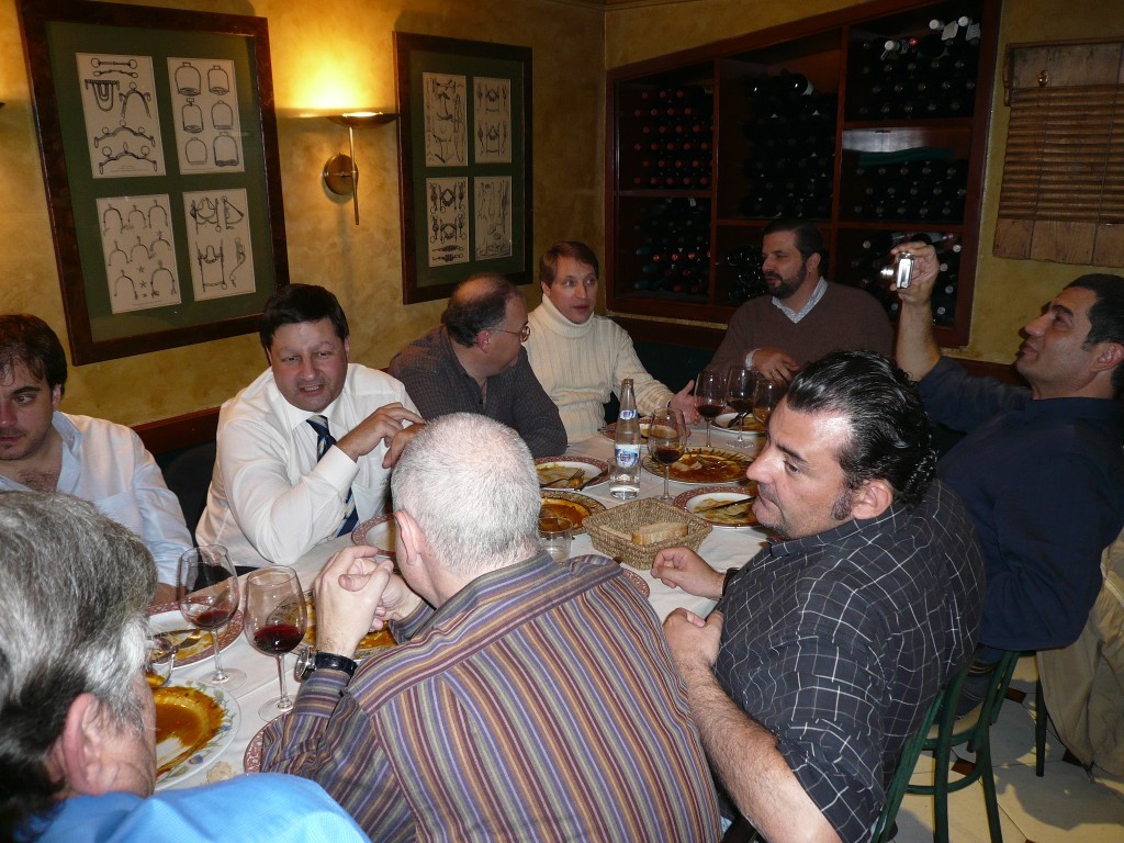 Madrid : dîner horloger Mad26810