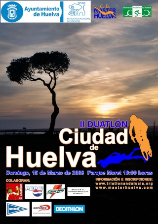 II Duatlón Ciudad de Huelva Cartel25