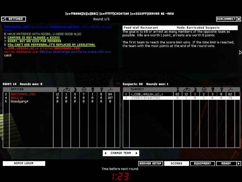 BBC vs COB 0:2 LOST 2round10