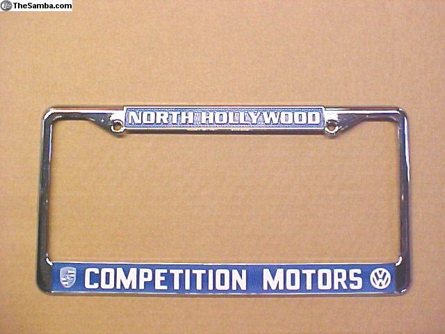 Support plaque US Porsche North Hollywood VENDU 28358310