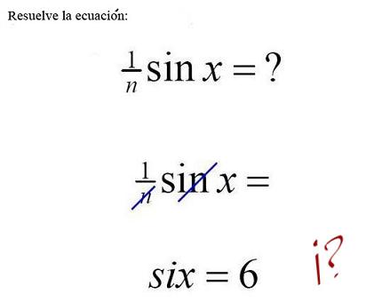 Prueba de Matemticas (Humor) Ecuaci10