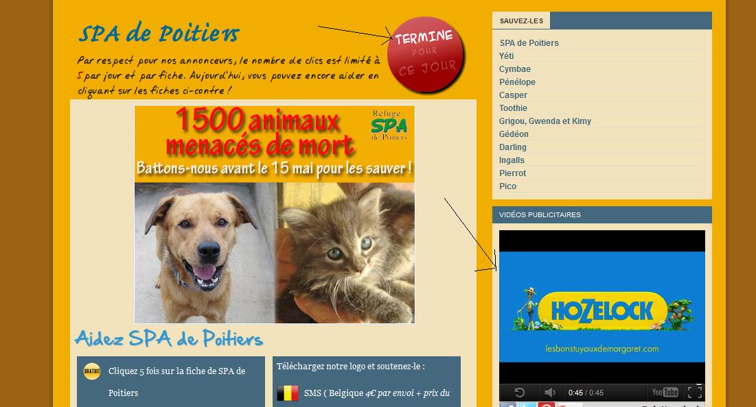 Aidez à éviter la fermeture de la SPA de Poitiers et le décès de nombreux animaux ! Sans_t28