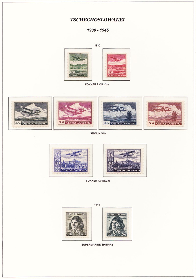 Schweiz - kawa's Luftpostsammlung - Seite 5 Blatt-12