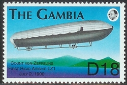 Die Luftfahrt dokumentiert mit philatelistischen Material Gambia10