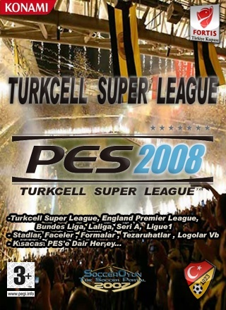 Pes 2008 Turkcell Super League Yama Cover212