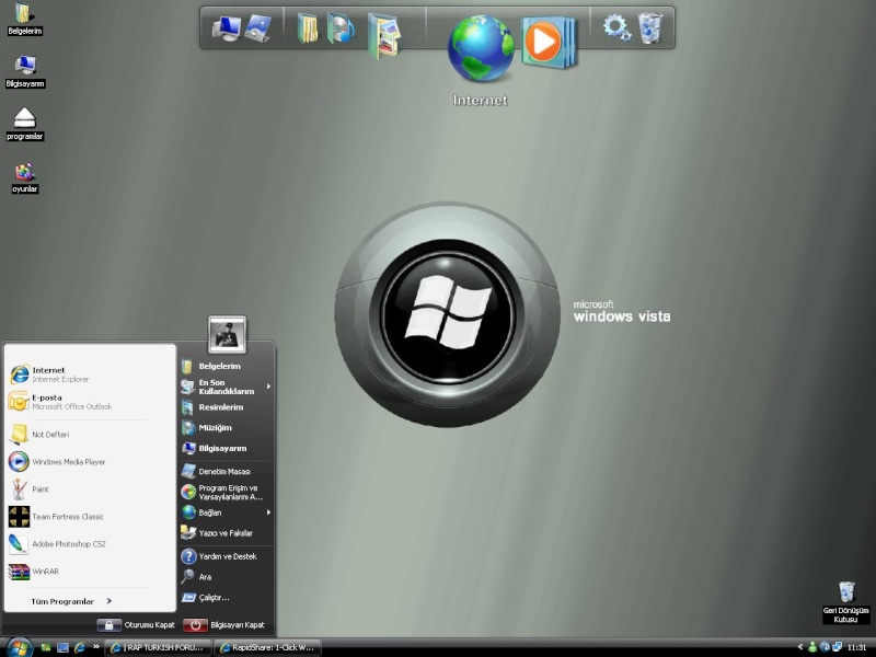 Windows Vista Temas Ve Vista Arkaplan Resmleri Yusufu10