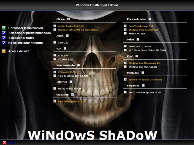 Windows Shadow Xp + SP3 123mjn10
