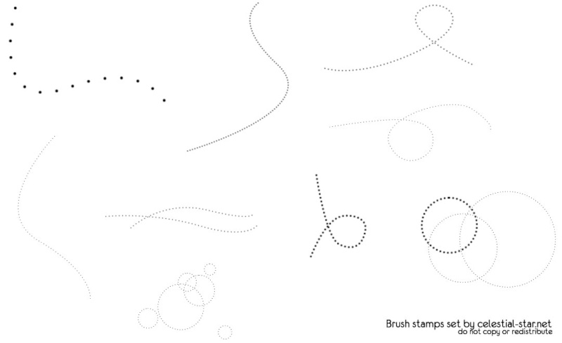 Brush lignes Dotted10