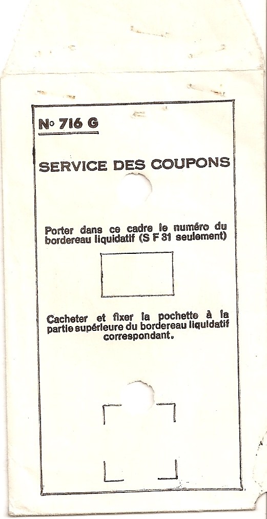 Services des coupons C110