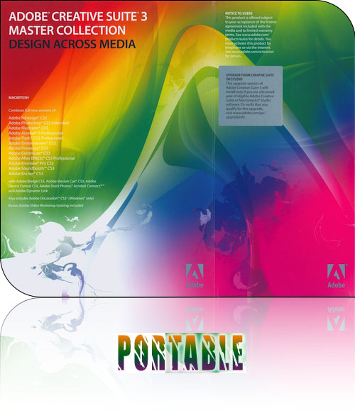 Portable Adobe CS3 Master Collection 10 in 1 2h497j10