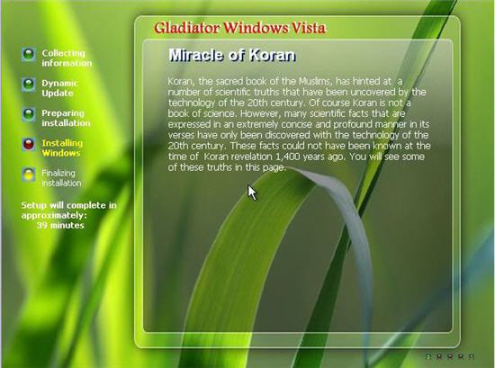  :  Gladiator Windows Vista 910