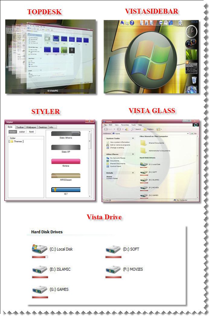  :  Gladiator Windows Vista Vista10