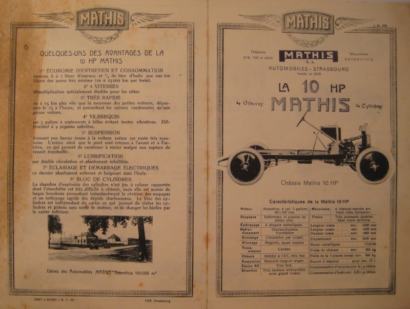 mathis - MATHIS cyclecar Mathis12
