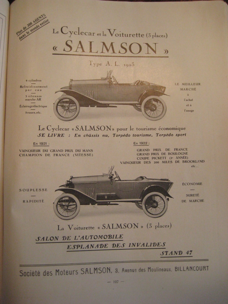 salmson - SALMSON cyclecar Salmso10