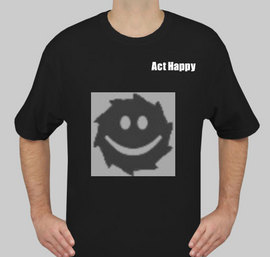 act happy t-shirt M0ddin11