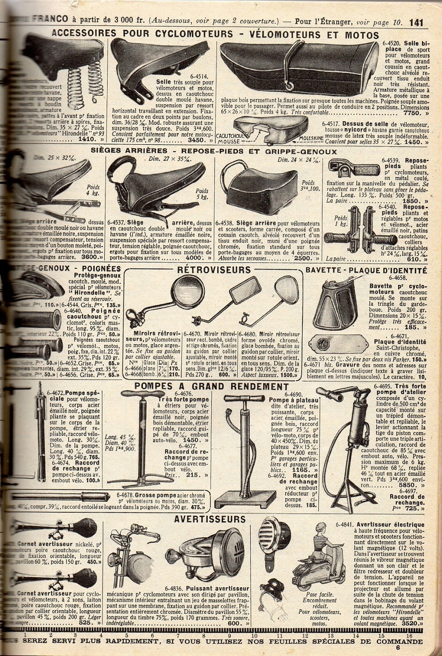 catalogue MANUFRANCE 1956 . Mot_ca21