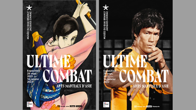 "Ultime combat, Arts martiaux d'Asie" Musée du quai Branly jusqu'au 16 janvier 2022 Affich10