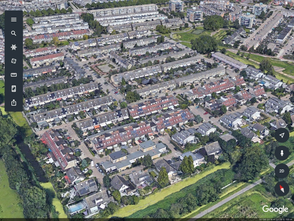 Les littoraux - Rotterdam sur Google earth.  2020-018