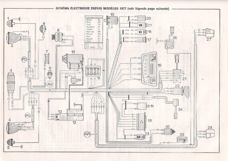 schéma électrique depuis 1977 Schema12