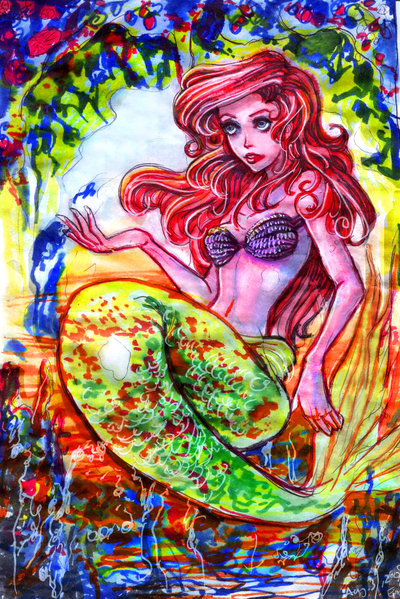 [Fan Arts] La petite sirène, sur la toile - Page 28 Ariel_10