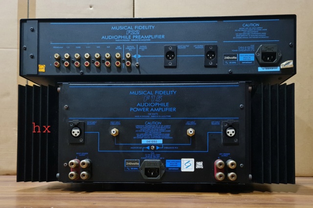 USED Musical Fidelity F22 Preamp & F15 Power Amp 20221011