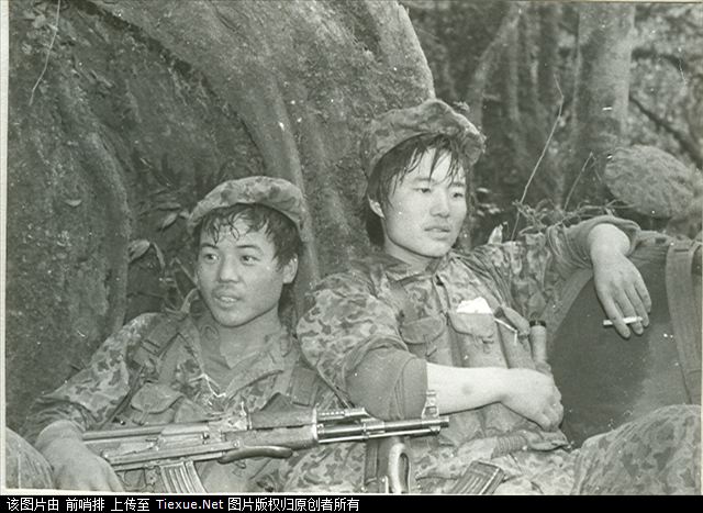 The first camouflage of the PLA army in 1980S 13959410