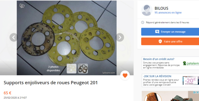 Cherche cache de moyeu de roue et un enjoliveur et une attache pour la roue de secours Suppor10