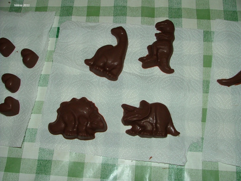 Chocolats dinosaures. Dscf0710