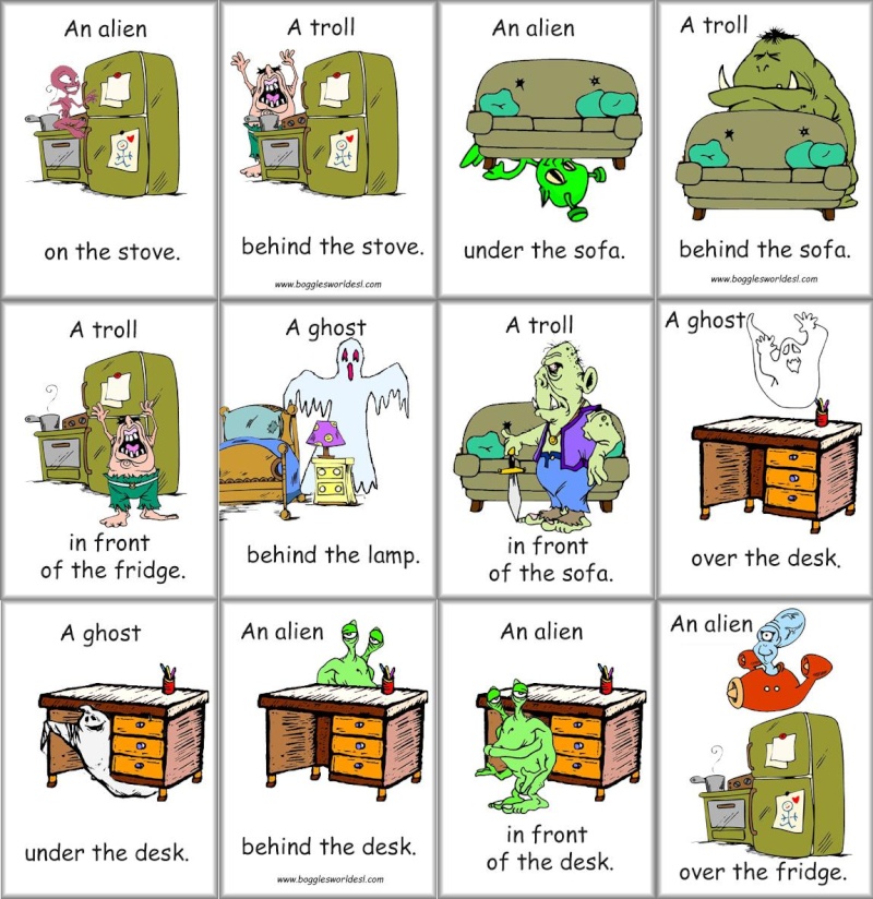 PREPOSITIONS with pictures Scary_10