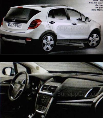 Les illustrations photoshop du Mokka Opel-m10