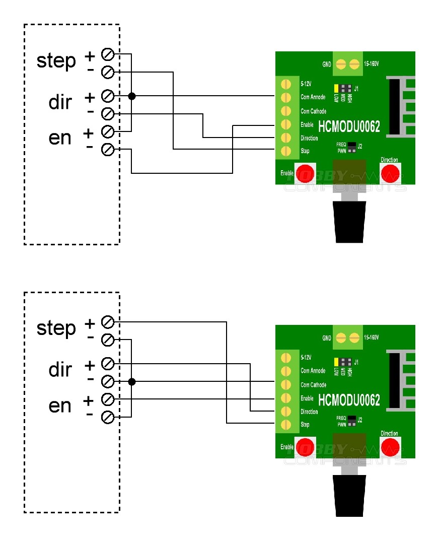 Utilisation simplifiée d'un moteur pas à pas - Page 2 Hcmod10