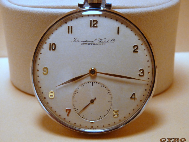 IWC portofino chronographe (42mm), fond noir, bracelet cuir boucle déployan Greg_111