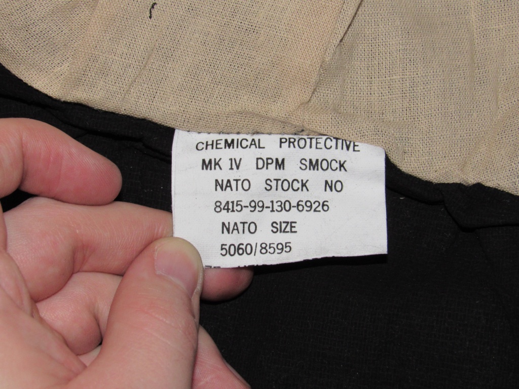 British made 6 Color Desert Chocolate Chip "Mk. IV DPM Chemical Protective Smock" Britis21