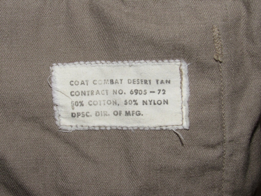 Desert uniforms (DCU) - DESERT 6 colors "Chocolate chip" dated 1984 - Page 2 Img_4727