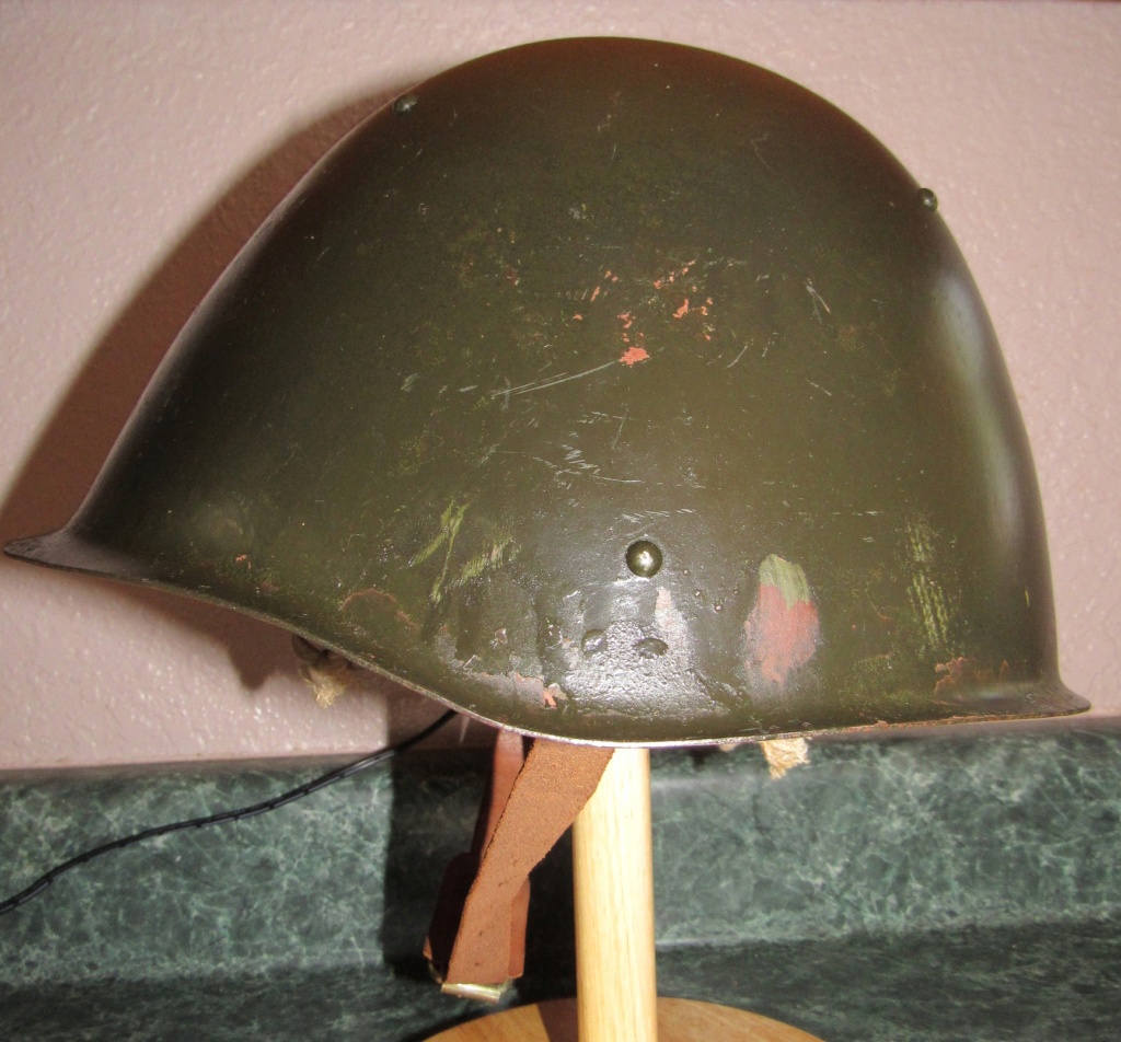 Mongolian SSh-68 Helmet with Soyombo Emblem (And Red Star Soyombo hat badge) Mongol17