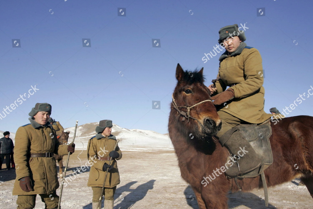 Mongolian SSh-68 Helmet with Soyombo Emblem (And Red Star Soyombo hat badge) Mongol31