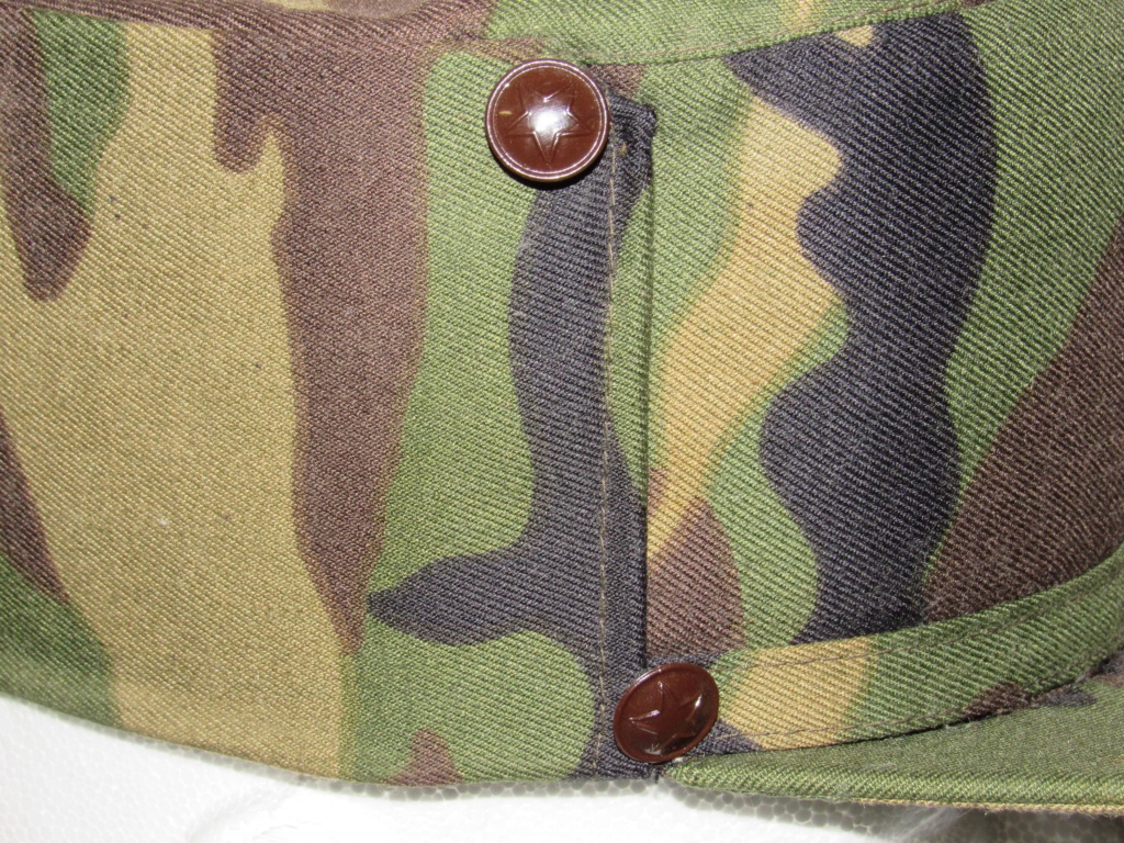DPRK KPA Woodland/Leaf Camouflage Kepi and Cap Badge North_15