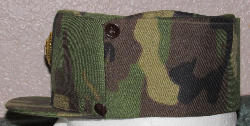 DPRK KPA Woodland/Leaf Camouflage Kepi and Cap Badge North_16