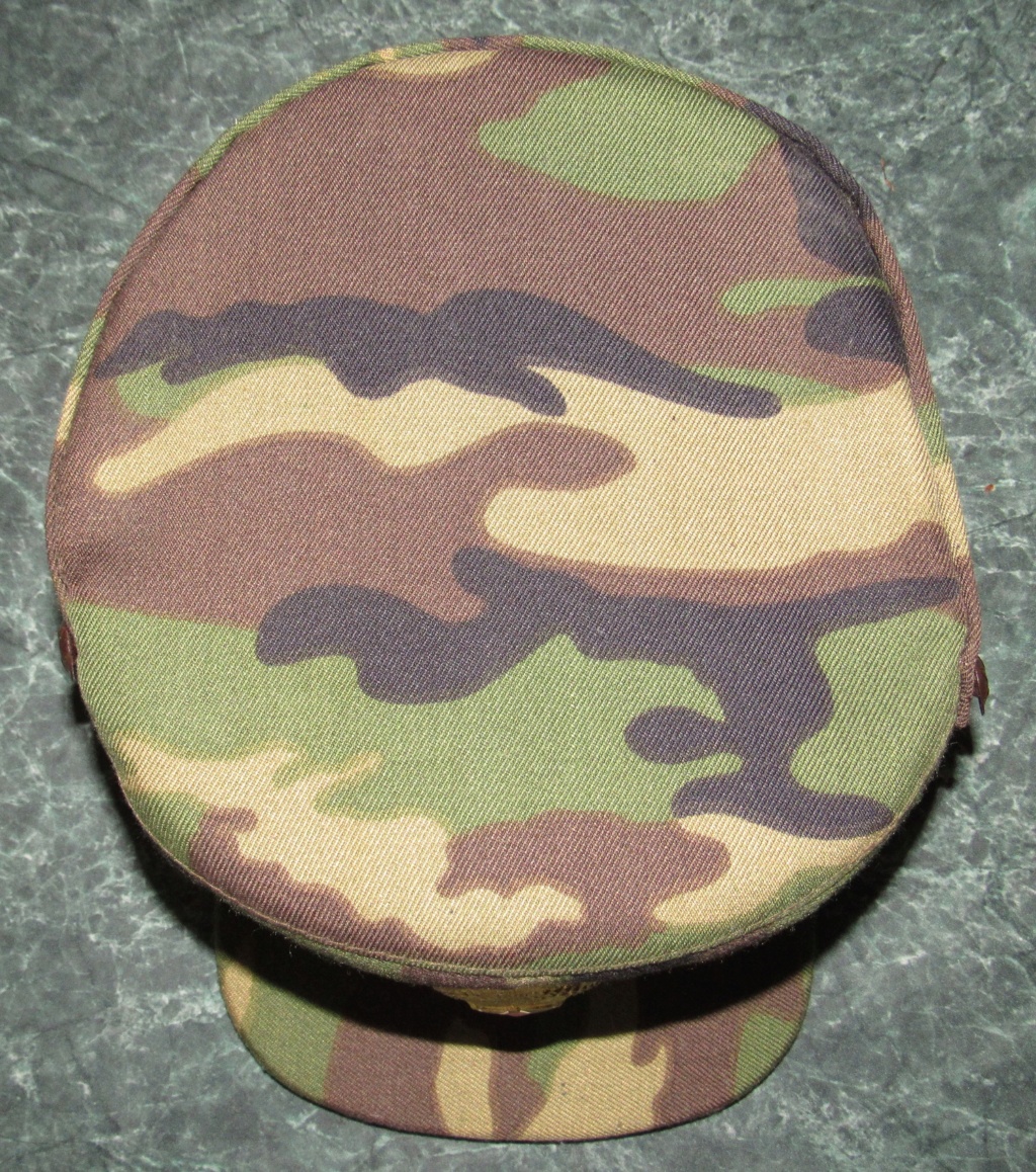 DPRK KPA Woodland/Leaf Camouflage Kepi and Cap Badge North_18