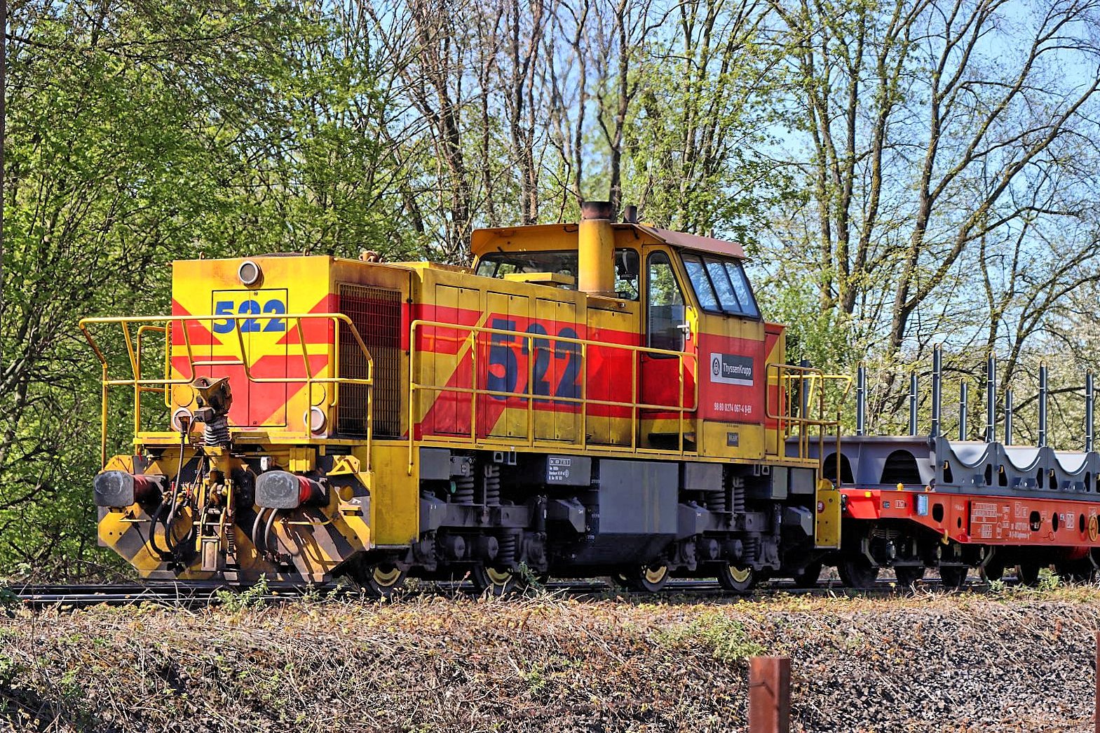 Werksbahn Thyssen Krupp 529