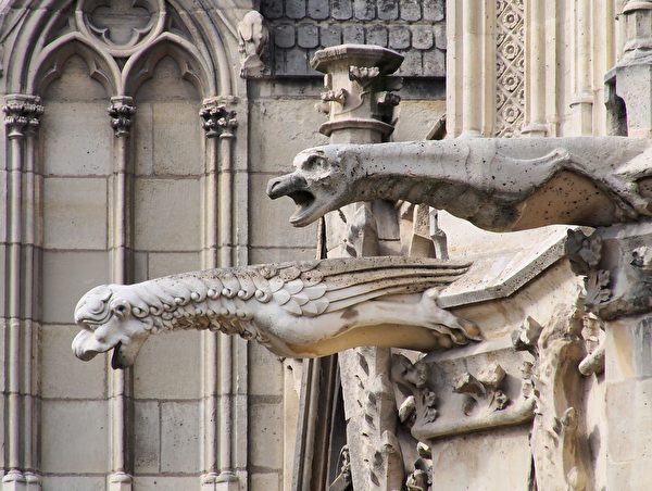 Bí ẩn biểu tượng quái thú trên kiến trúc Nhà thờ Đức Bà Paris A226