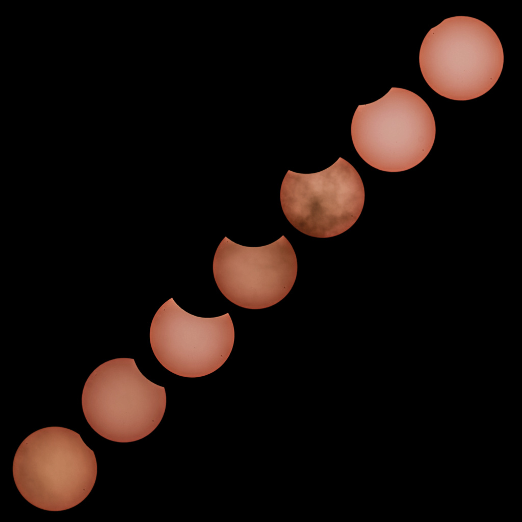 éclipse solaire partielle a Mont Bernenchon Eclips10