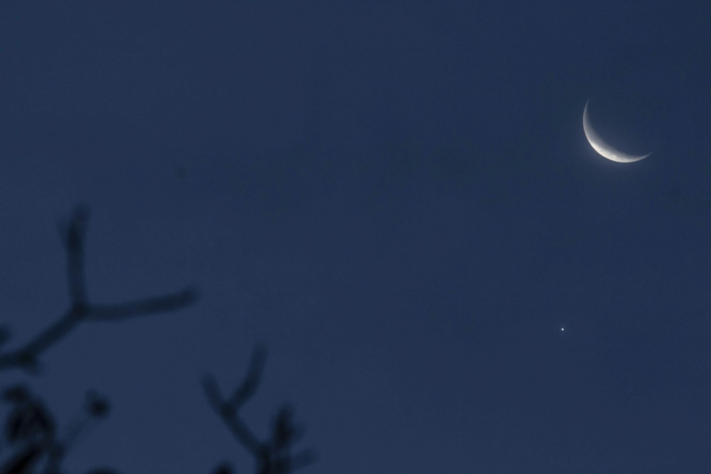 rapprochement Lune et Vénus cette semaine Rappro12