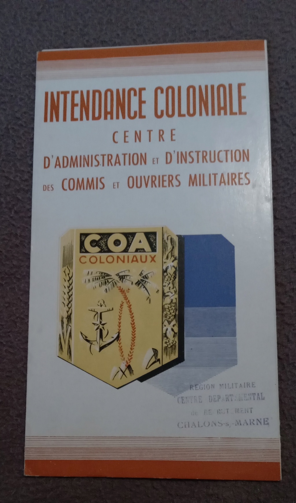 Brochures d'information et recrutement des armes et services de la Coloniale 20240110